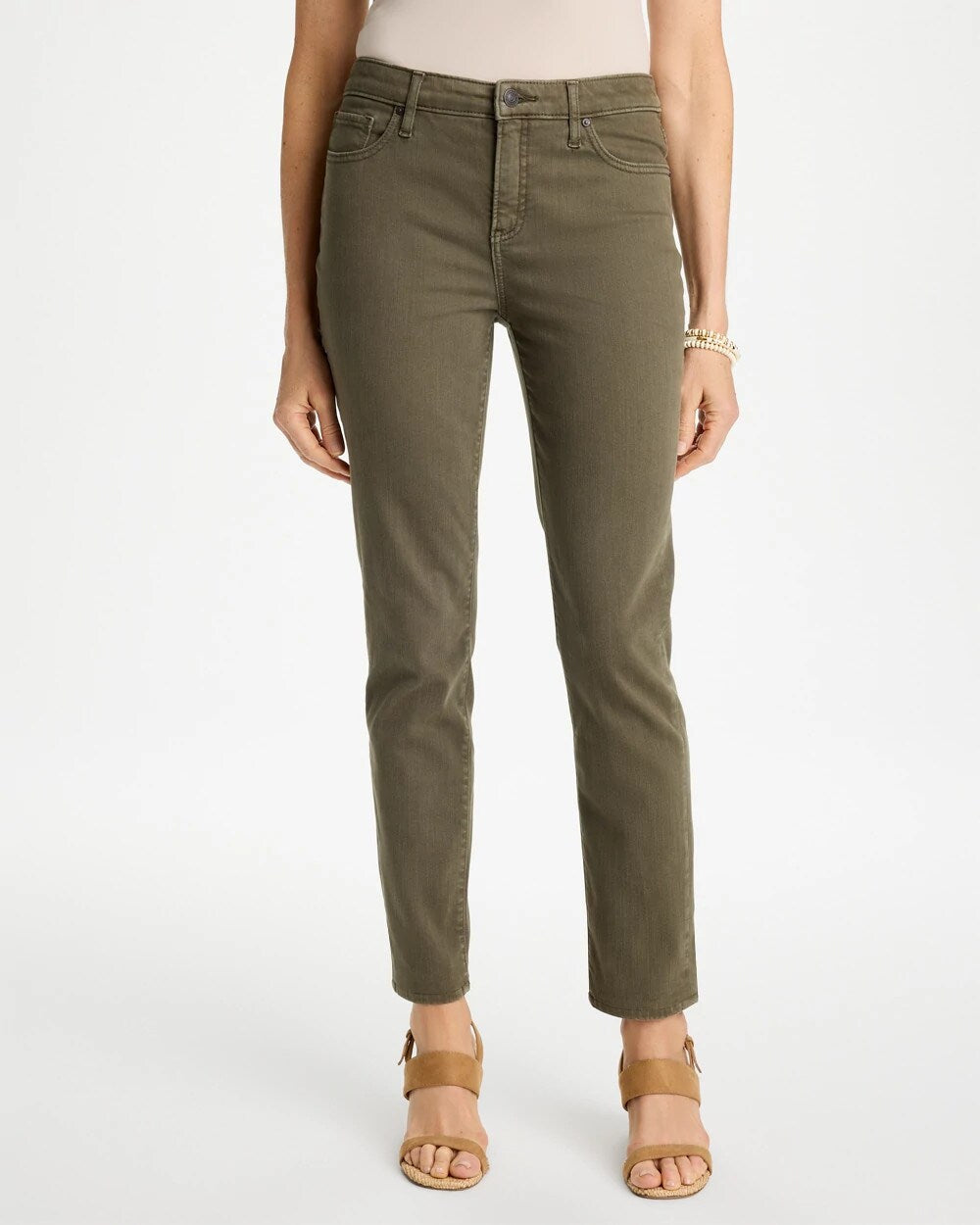 Girlfriend Slim Ankle Jeans