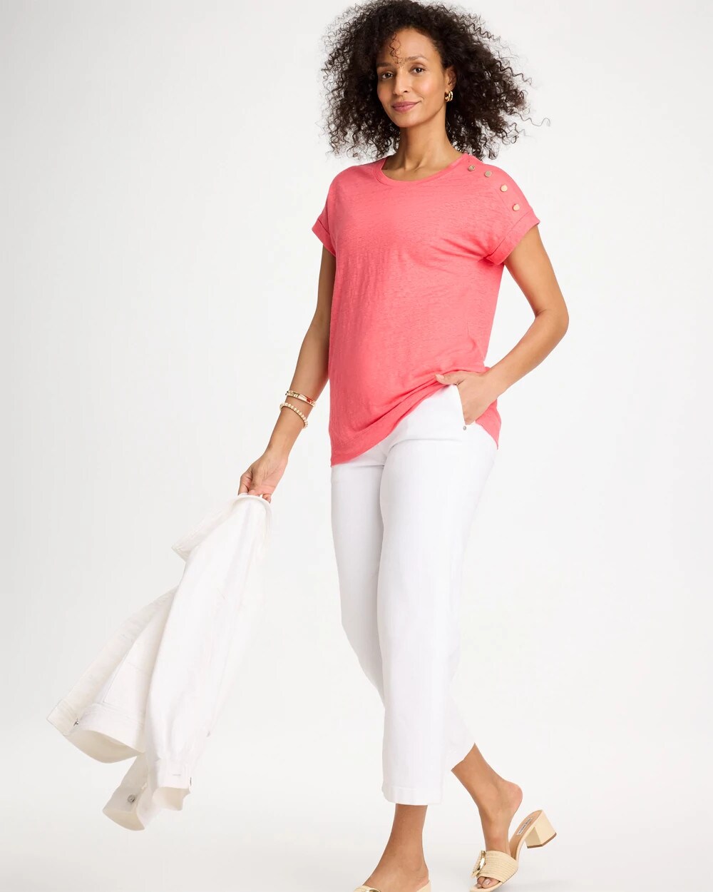 Linen Button Tunic