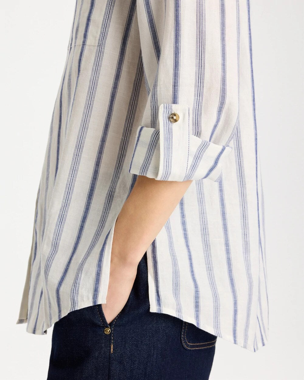 Linen-Cotton Utility Tunic