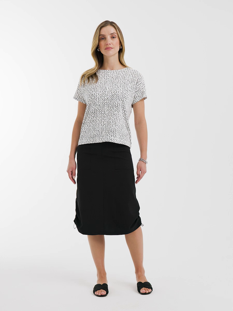Zenergy UPF Bungee-Hem Pull-On Skirt