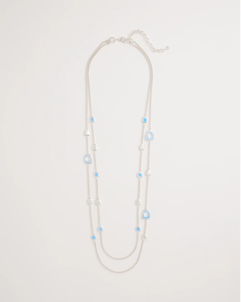 Sea Glass Inspired Charm Necklace