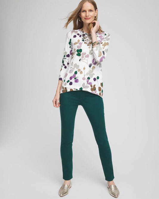 Denim Pull-On Ankle Jeggings