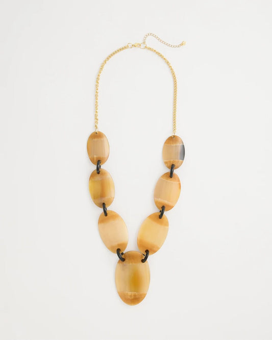 Horn Pendant Charm Necklace