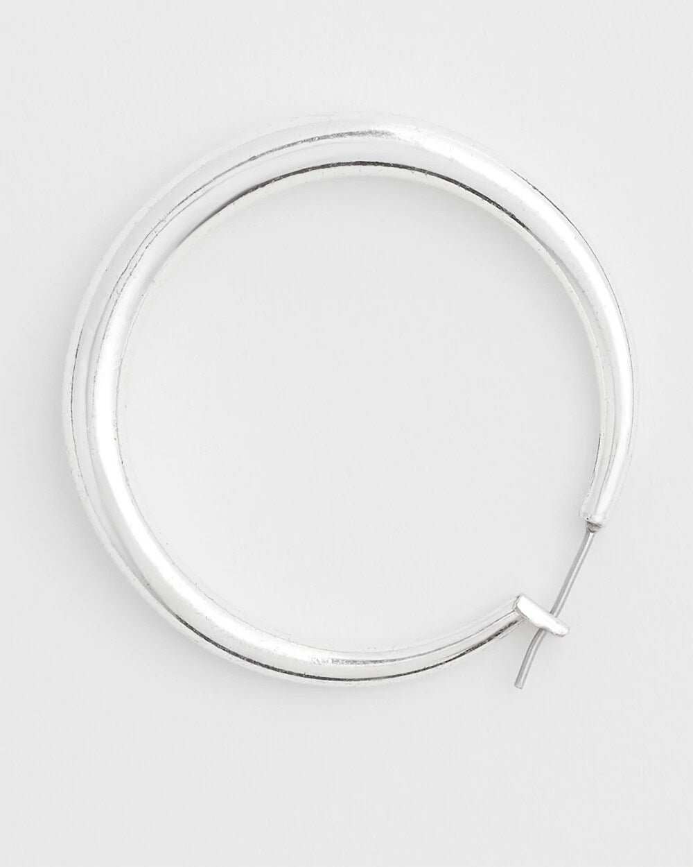 Cassie Silver-Tone Hoop Earrings