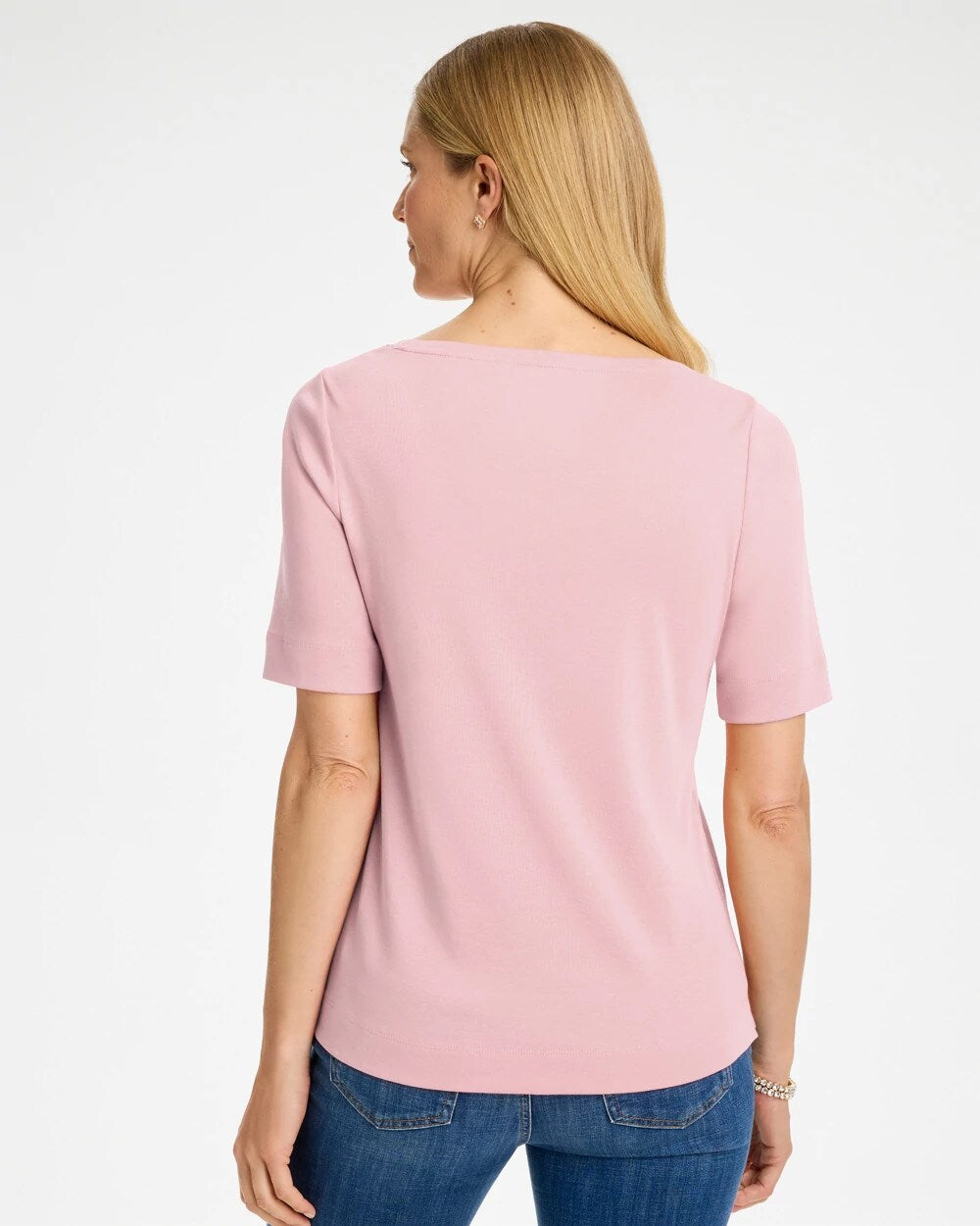 Pima Elbow Sleeve Tee