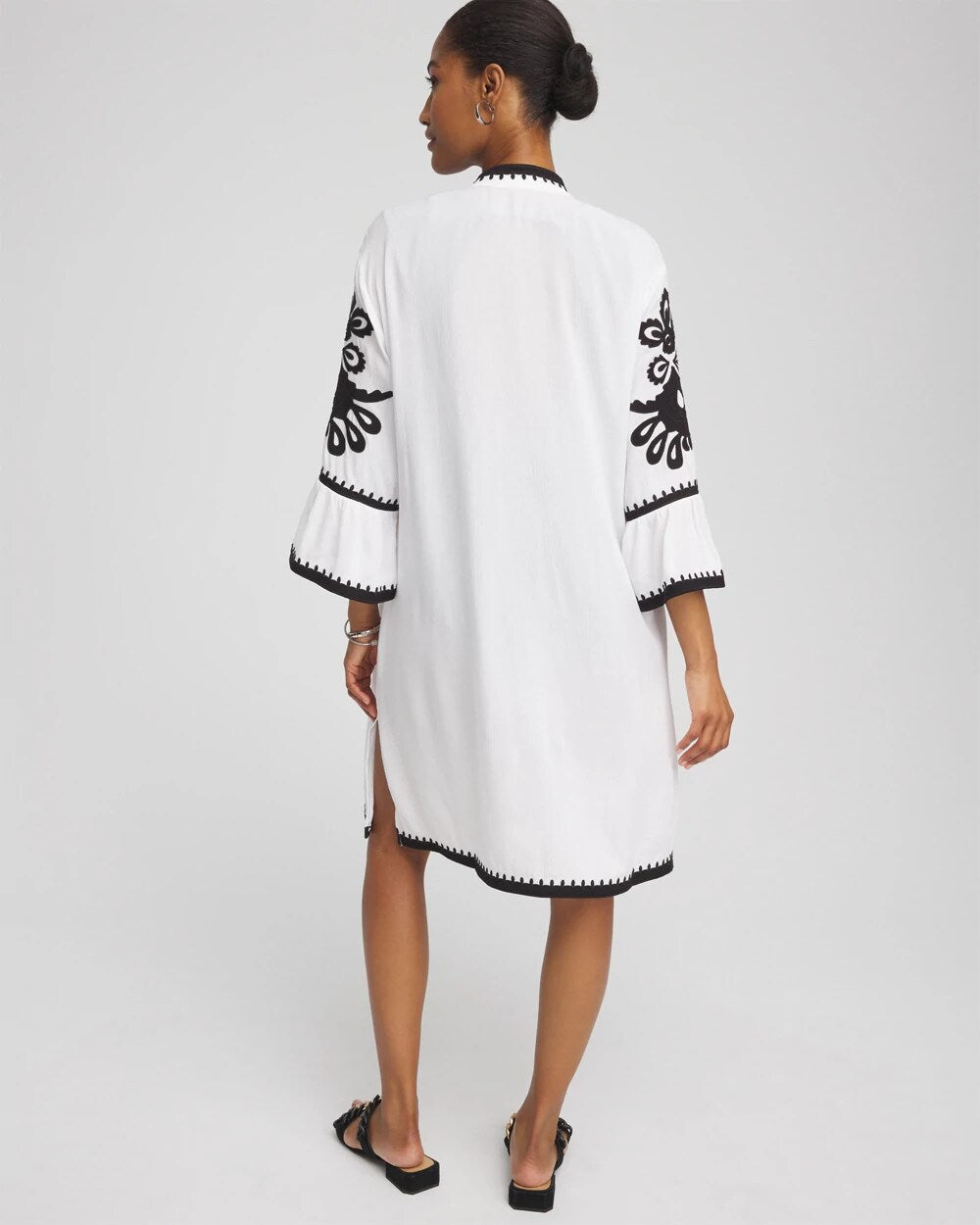 Embroidered Beach Swimsuit Cover Up