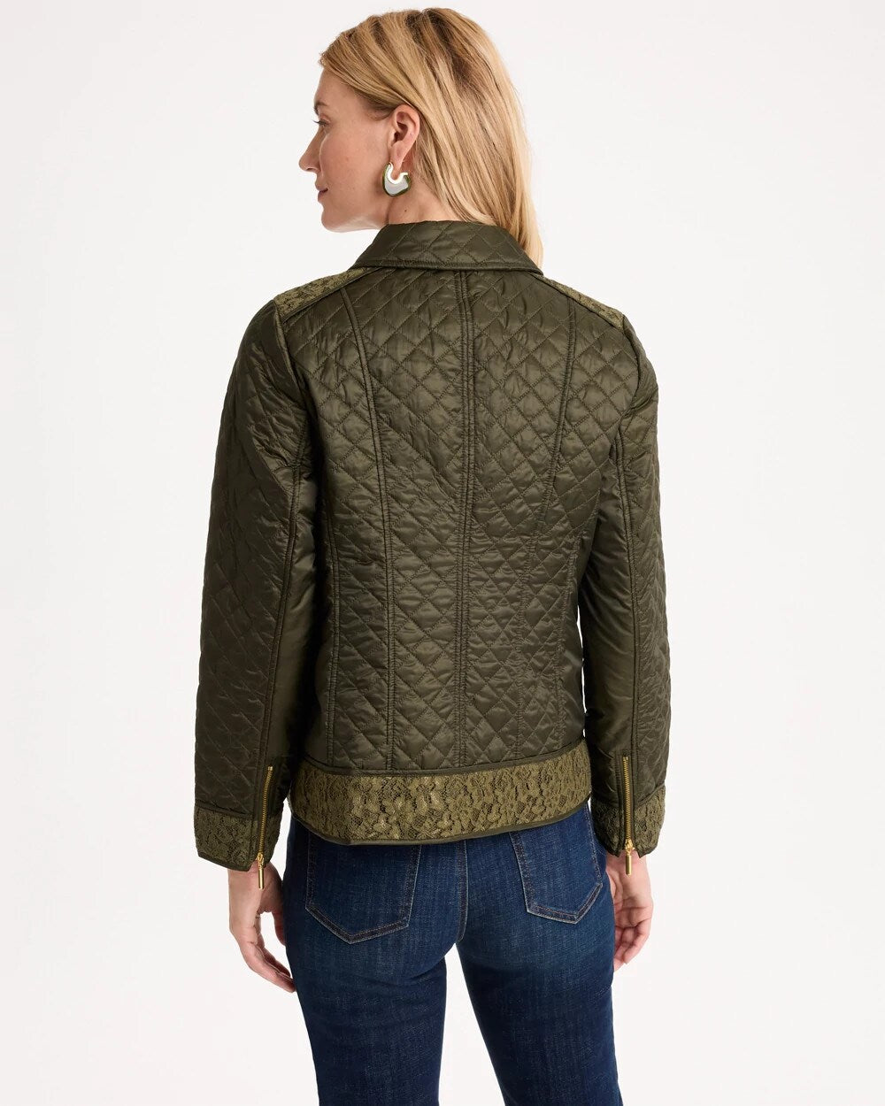 Quilted Long-Sleeve Jacket