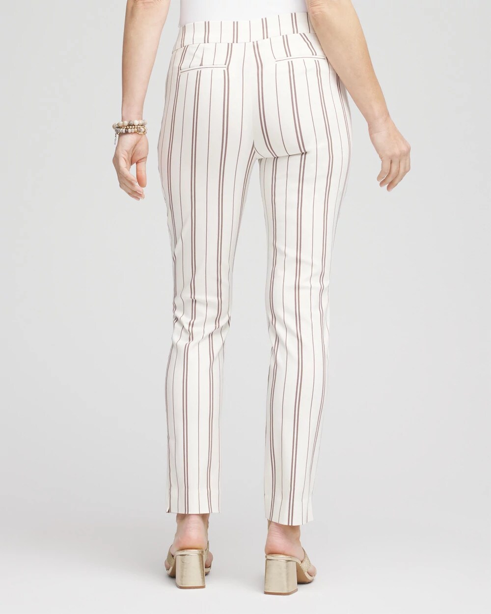 Brigitte Striped Ankle Pants