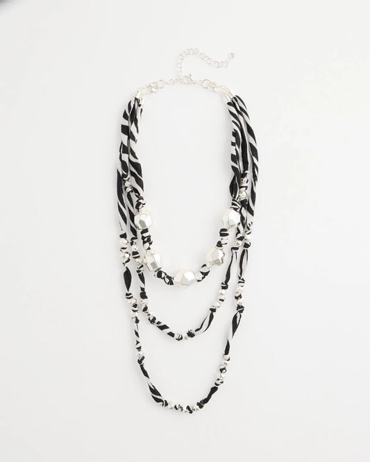Convertible Zebra Necklace
