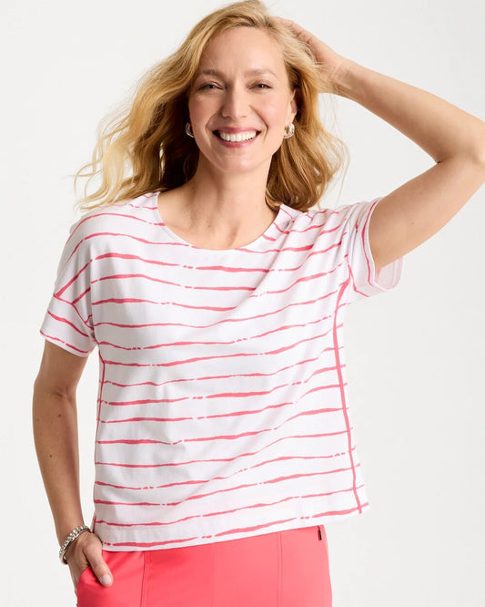 Zenergy UPF Striped Dolman Tee