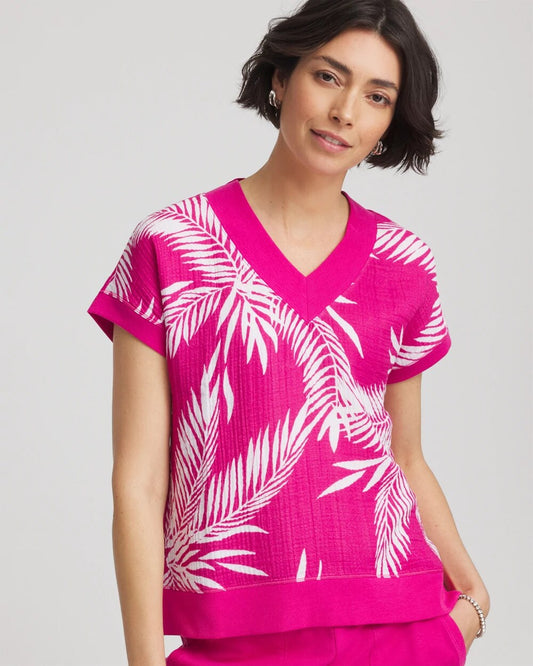 Zenergy Tropical Gauze Top