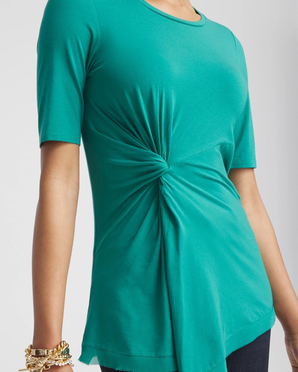 Touch of Cool Draped Tunic