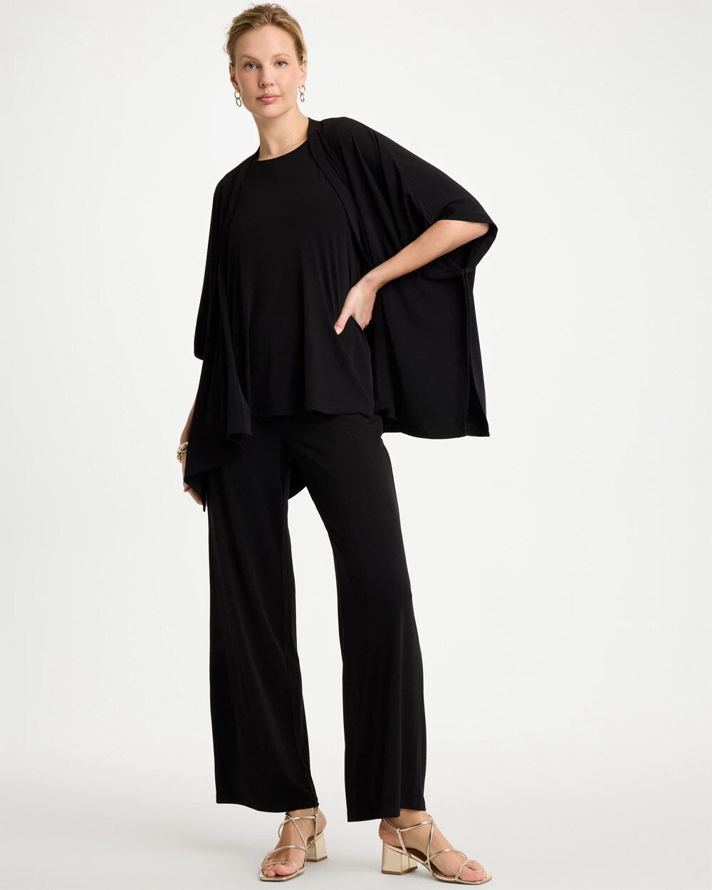 Travelers Knit Cape Cardigan