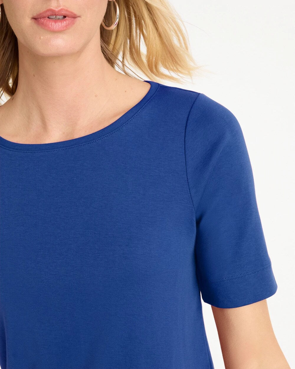 Pima Elbow Sleeve Tee