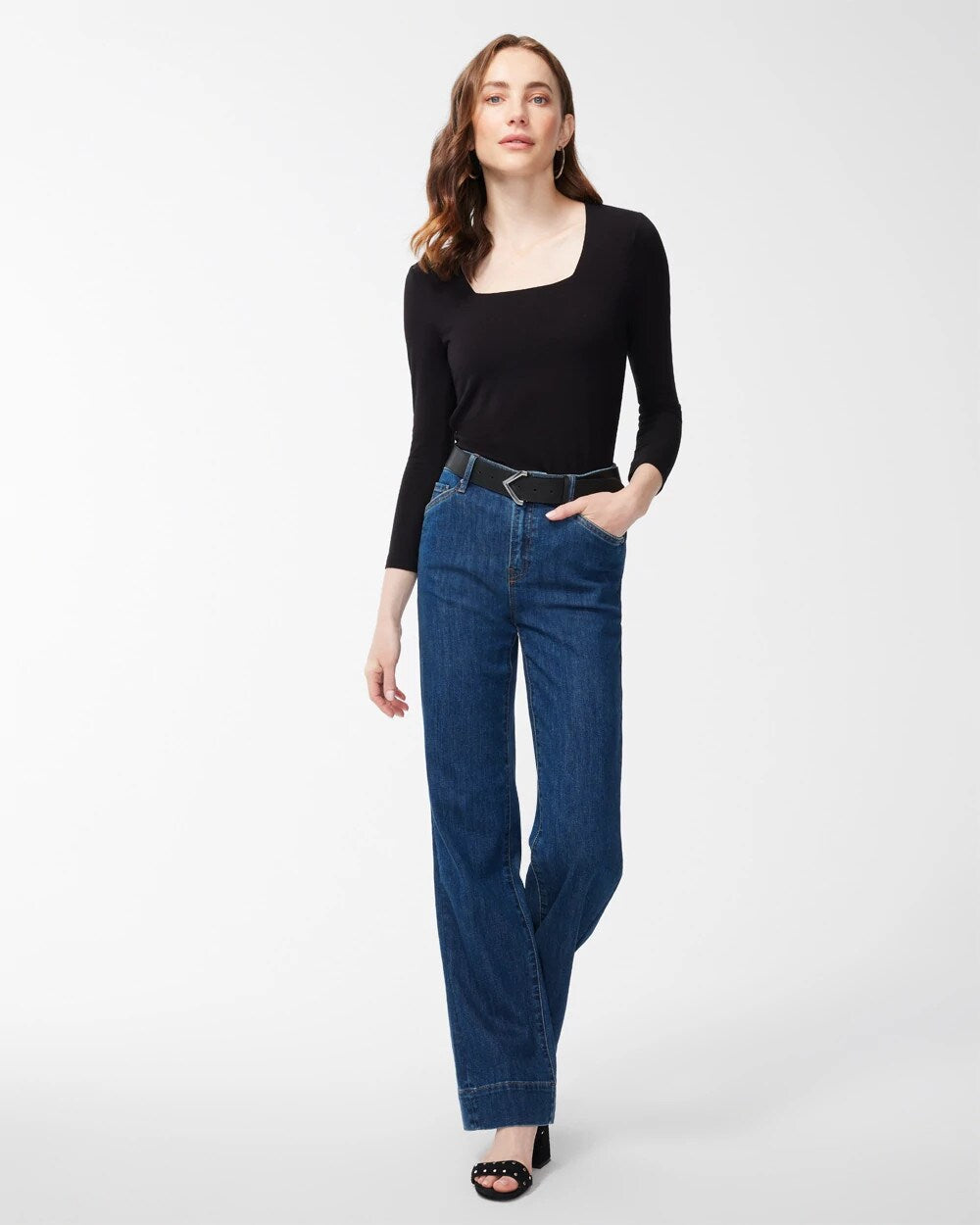 Touch of Cool Square Neck Tee