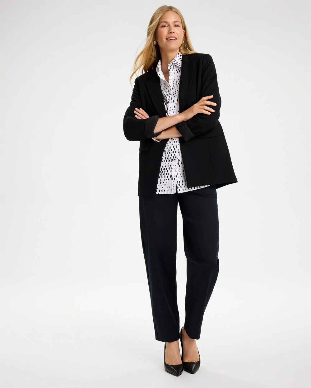 Relaxed Tapered Crop Pants