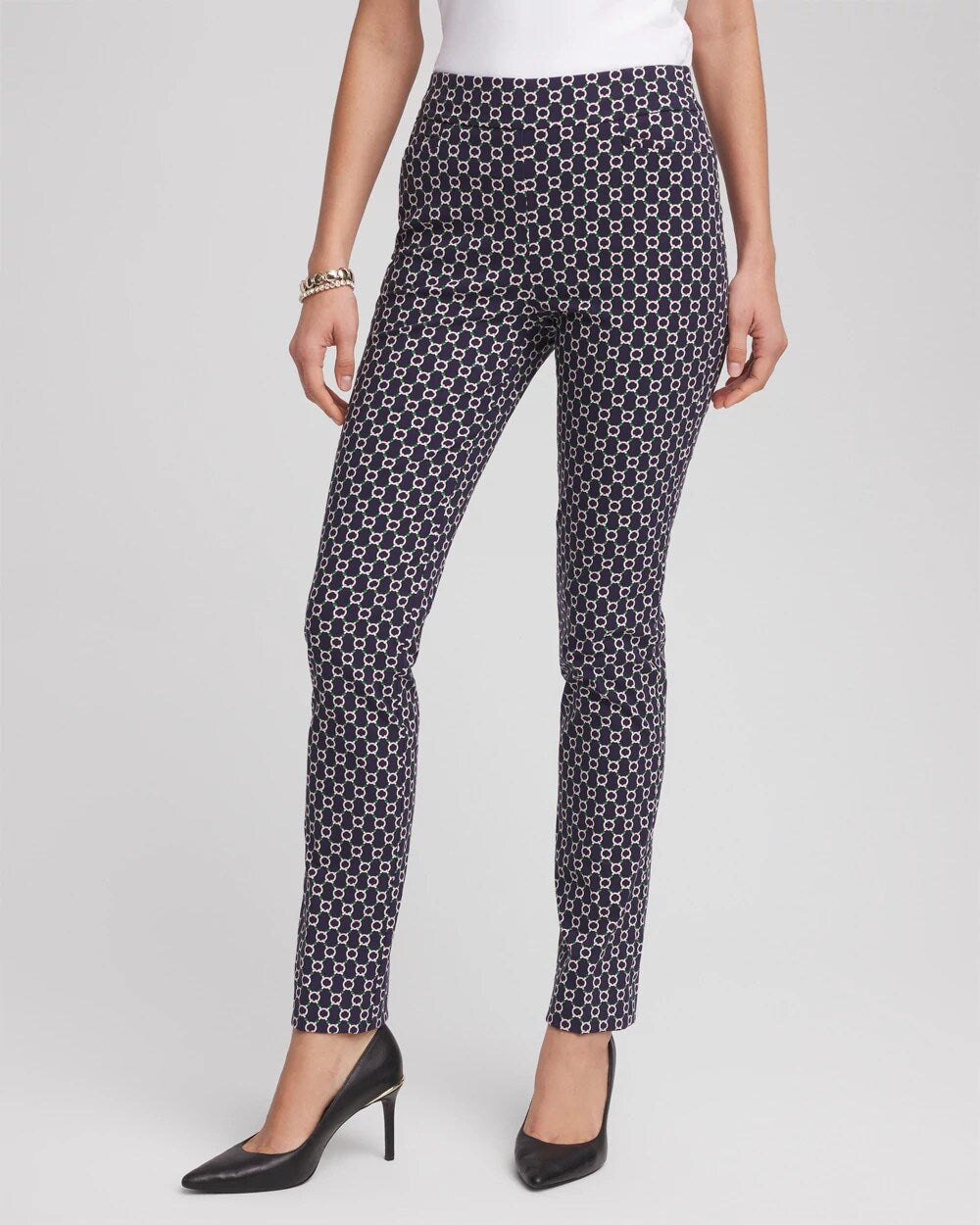Brigitte Chain Connection Slim Pants