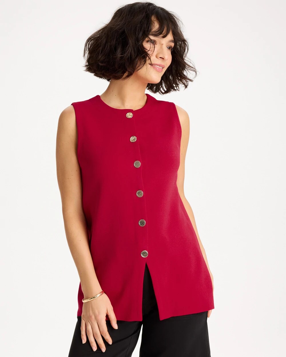 Refined Crewneck Sweater Vest