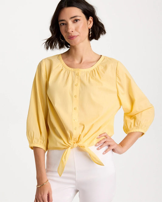 Tie-Front Top