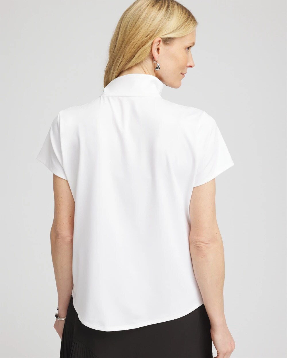 Zenergy UPF Mockneck Short-Sleeve Top