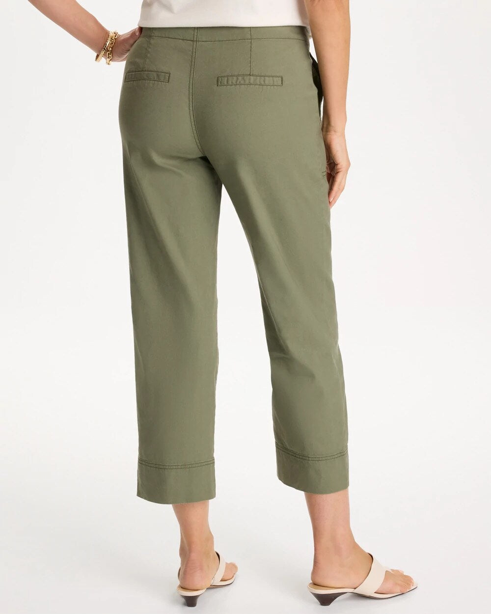 Relaxed Linen Crop Pant