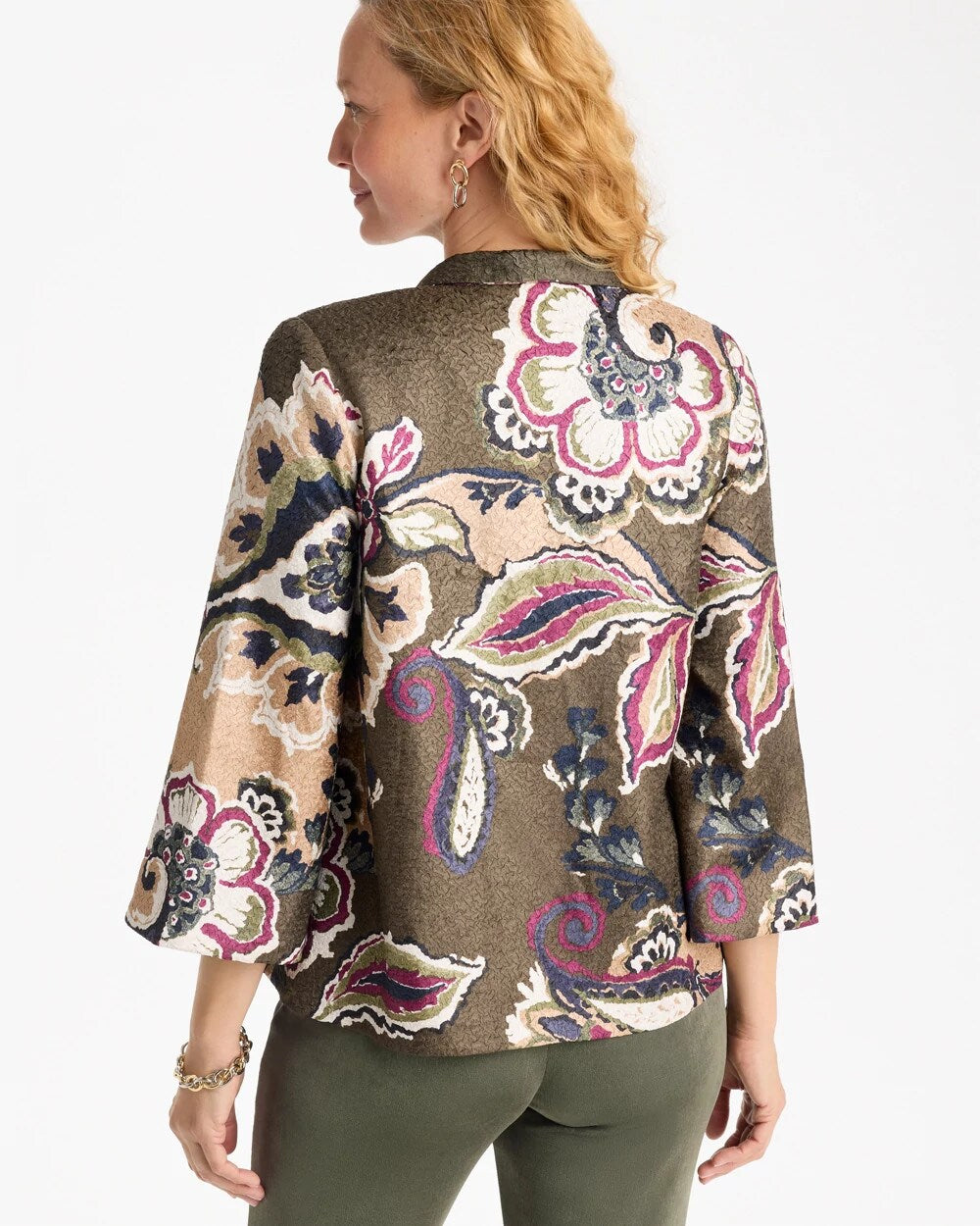 Travelers Collection Reversible Crushed Jacket