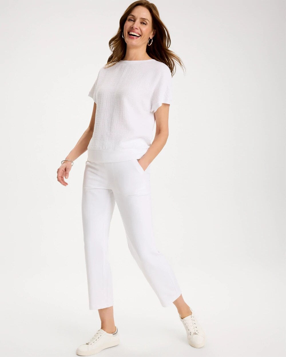 Zenergy French Terry Cropped Pants