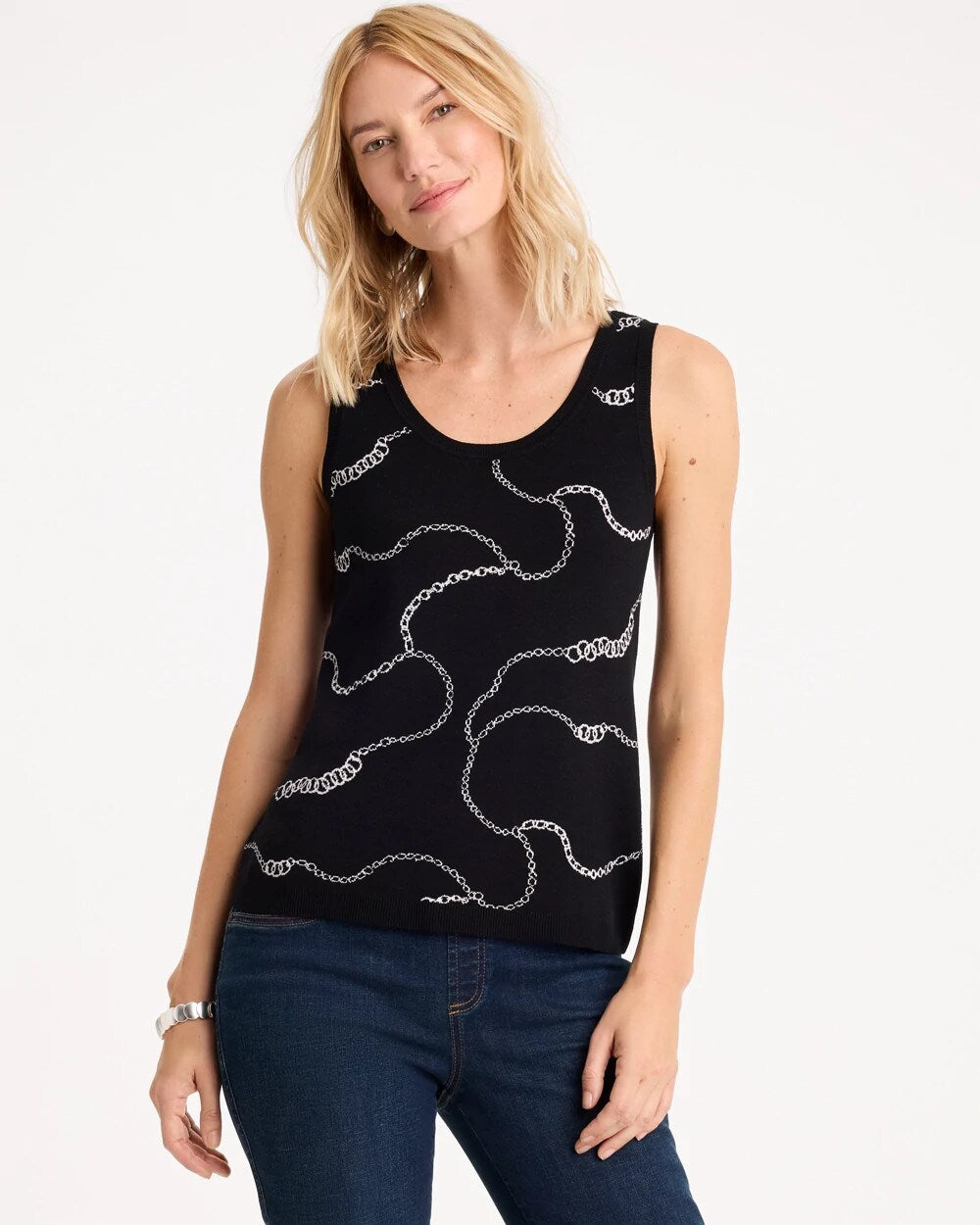 Ella Gilded Scoopneck Tank