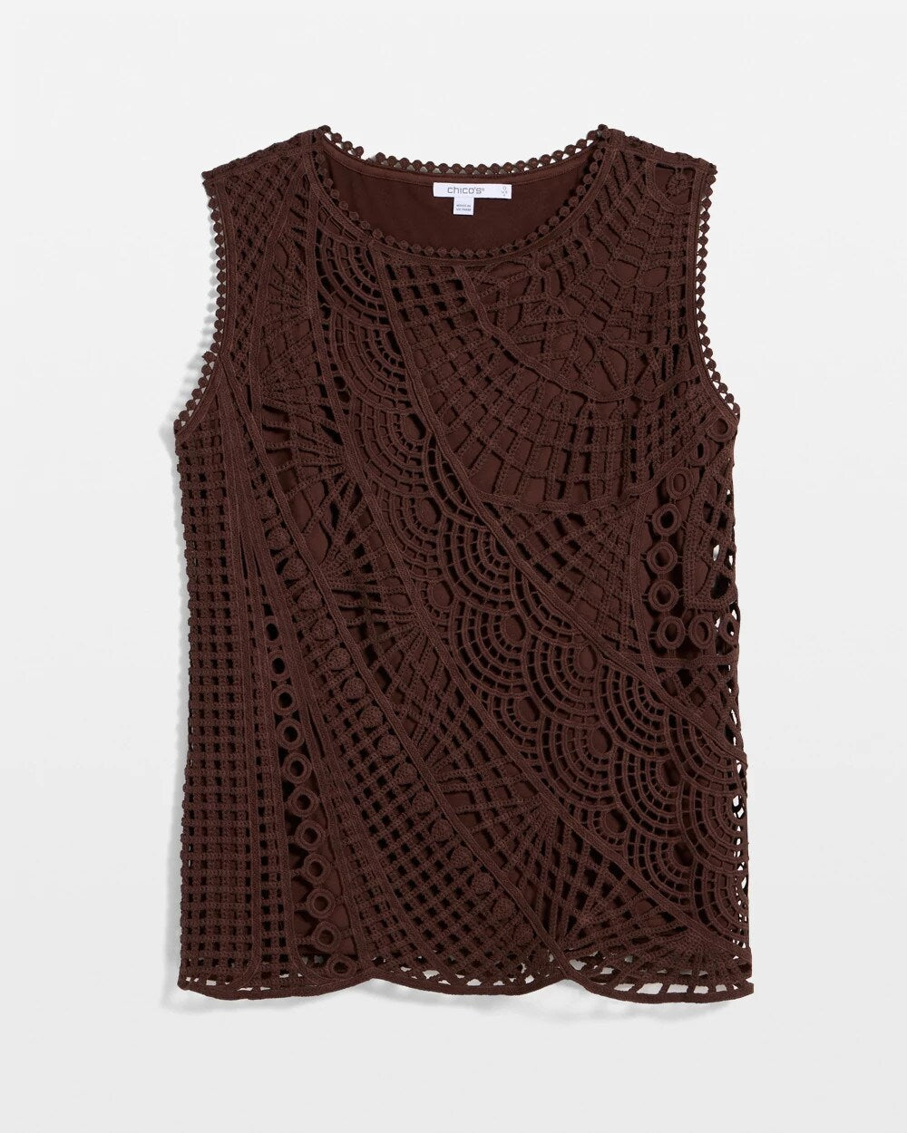 Cotton Crochet Sleeveless Tank