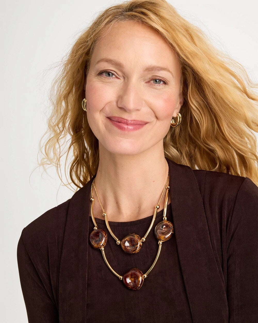 Double-Strand Beaded Necklace