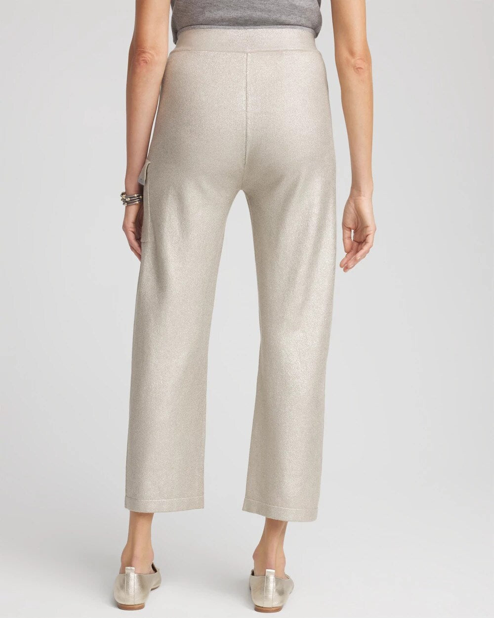 Zenergy Luxe Foil Cashmere Blend Cargo Pants