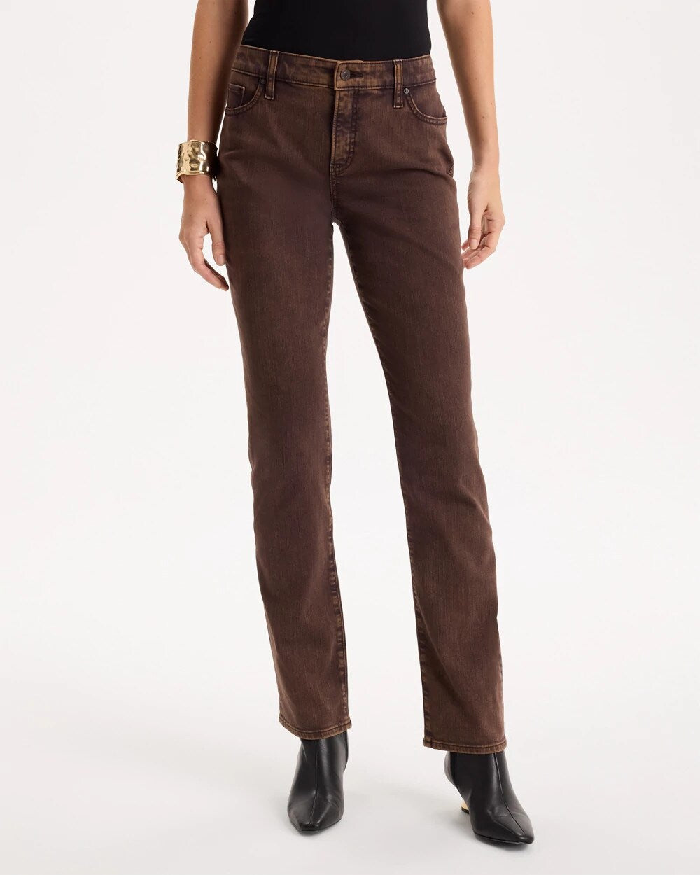 Girlfriend Slim Full-Length Jeans