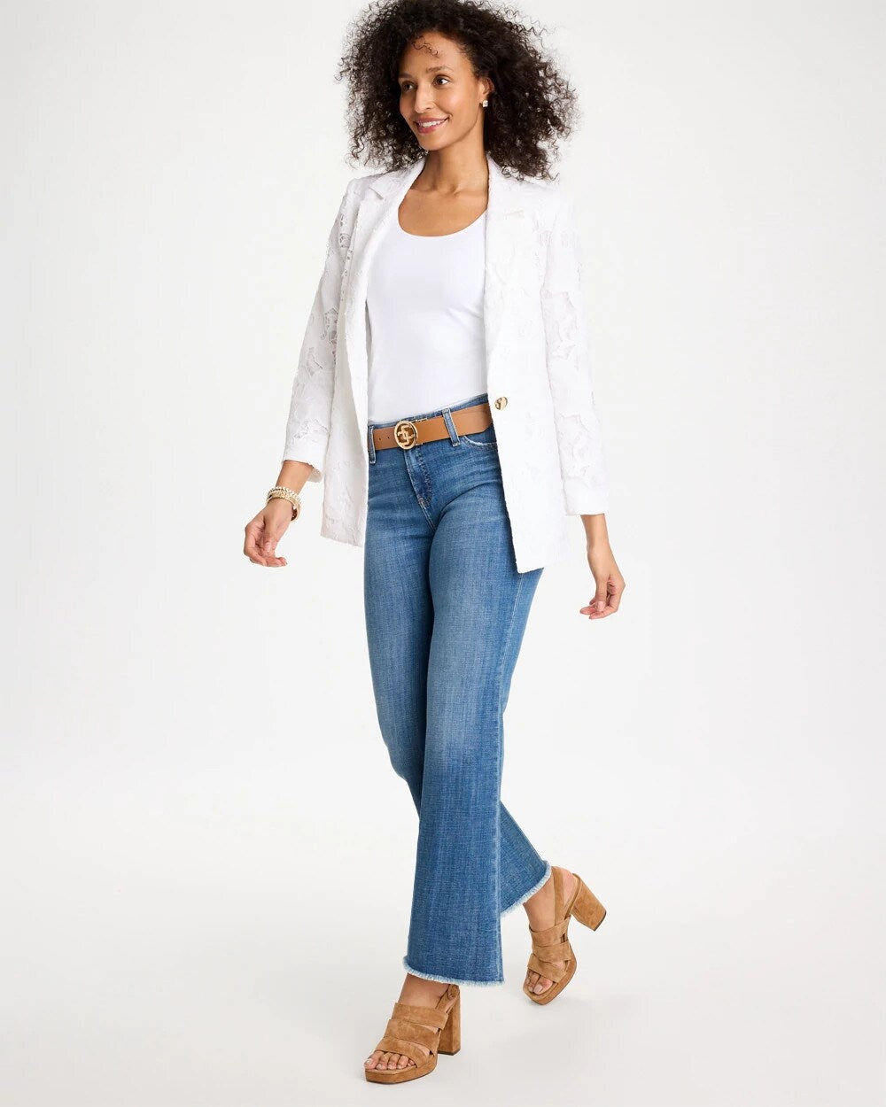 Classic Lace Blazer