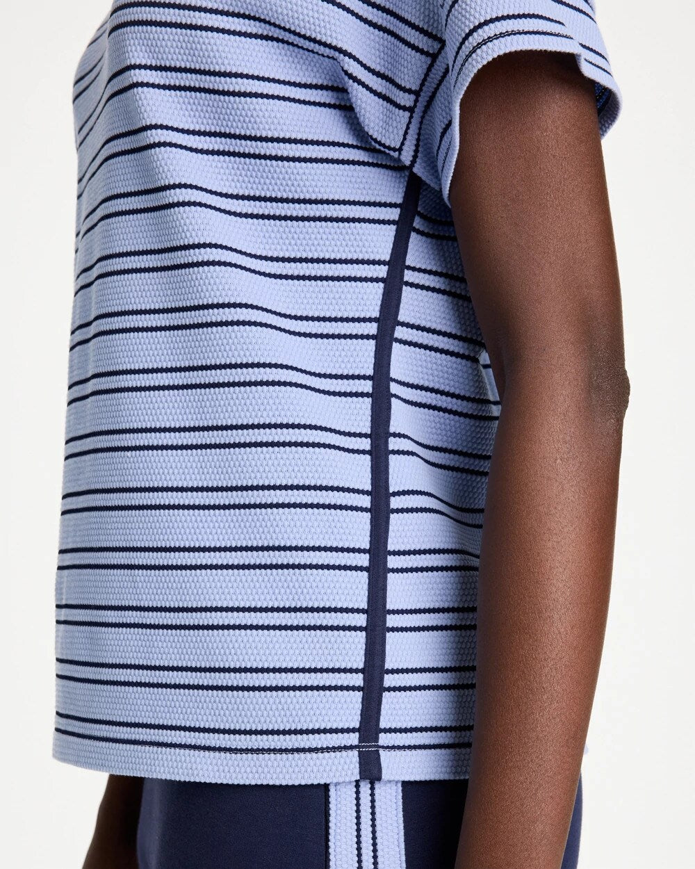 Zenergy Textured Knit Jacquard Top
