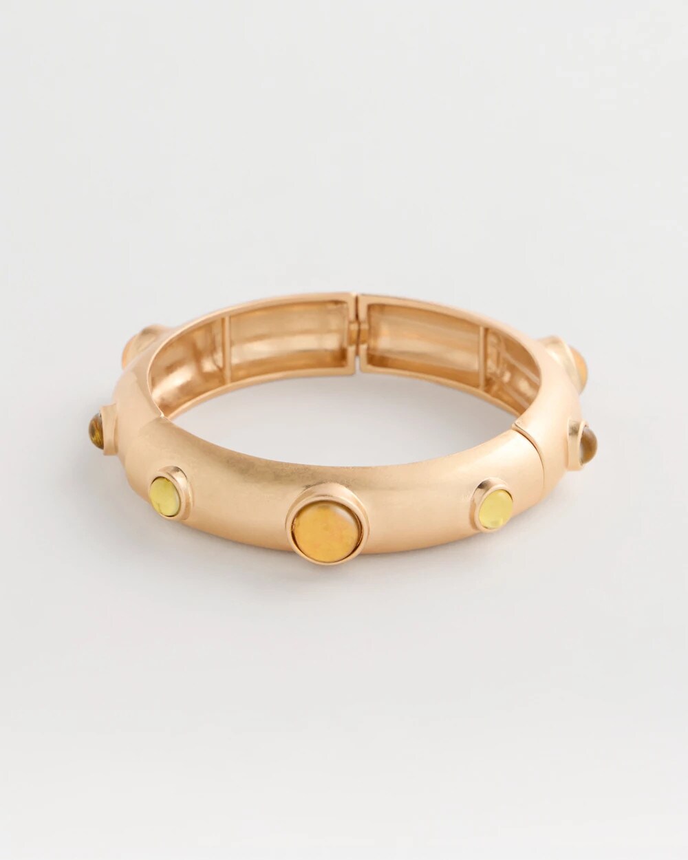 Multi-Colored Hinge Cuff Bracelet