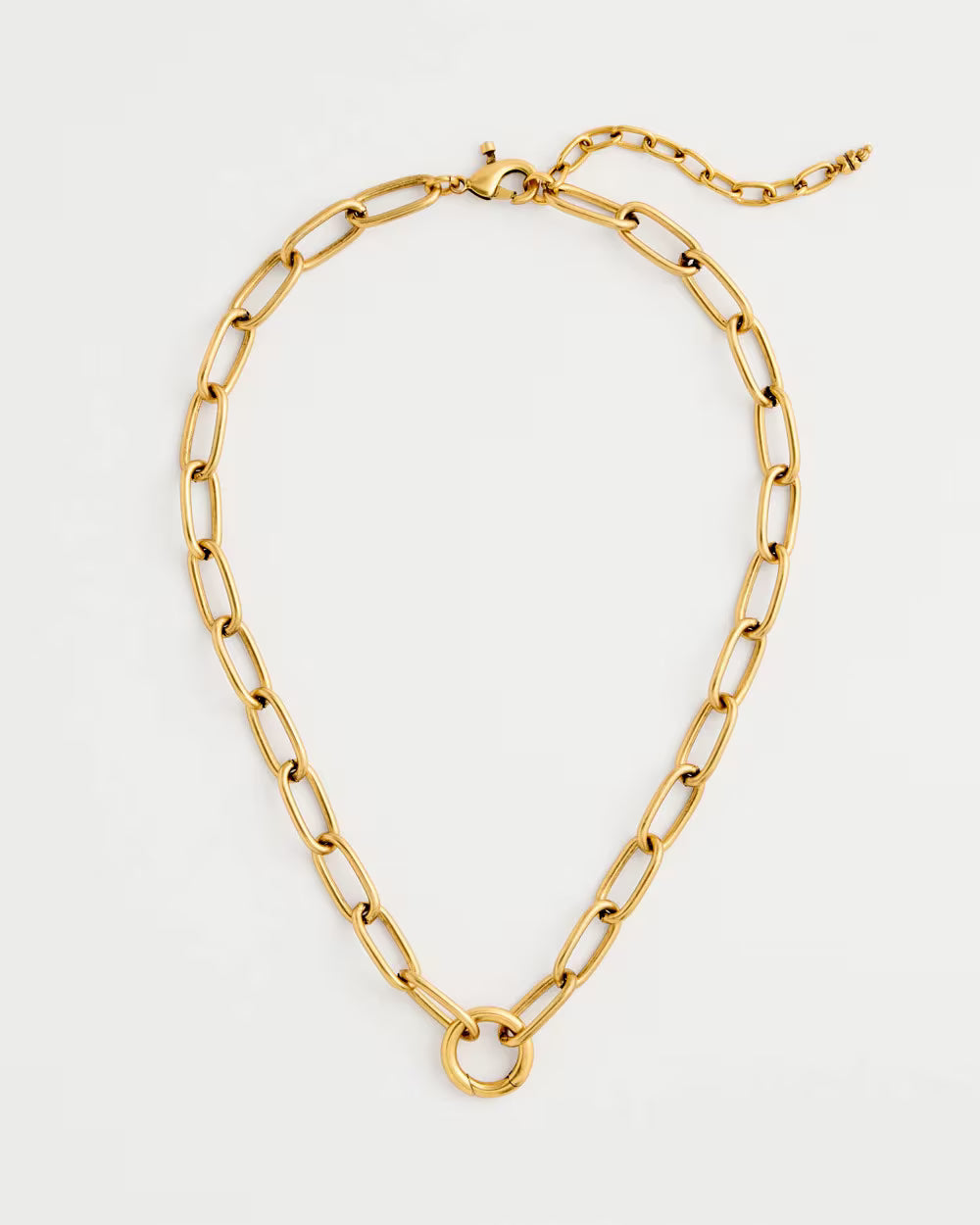 Golden Charm Link Necklace
