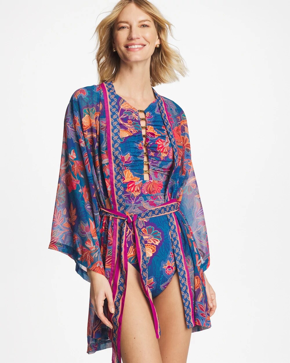 Miraclesuit Decoupage Kimono