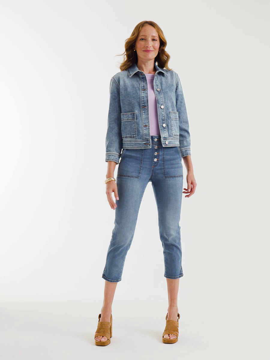Pull-On 22 Capri Jeans