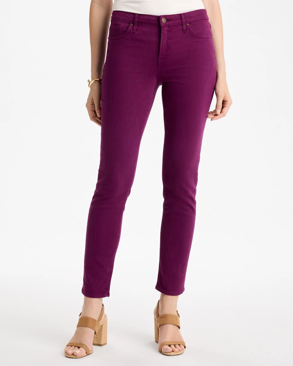 Girlfriend Slim Ankle Jeans