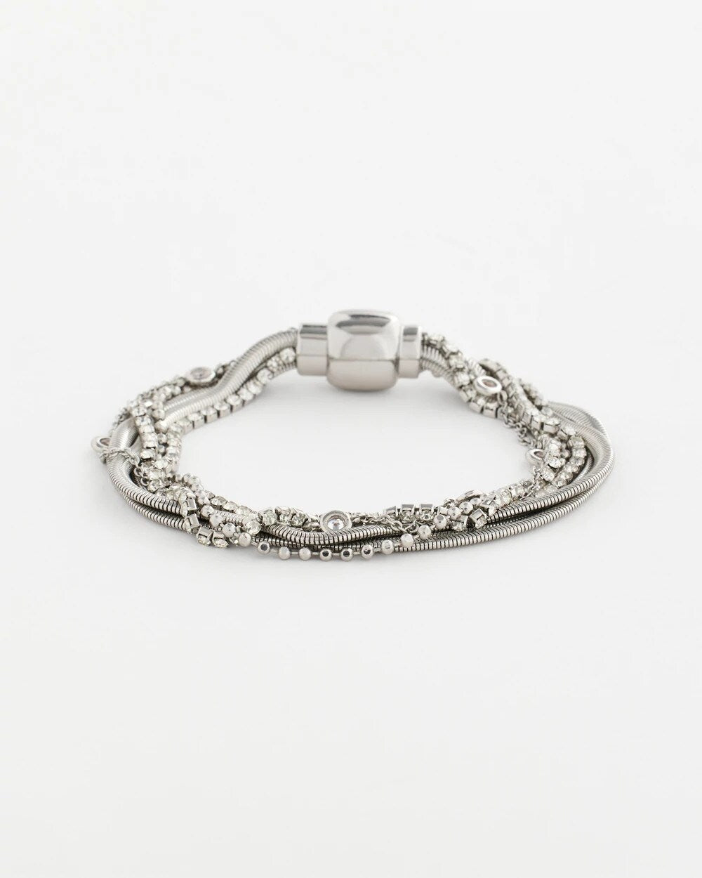 Silvertone Multistrand Bracelet