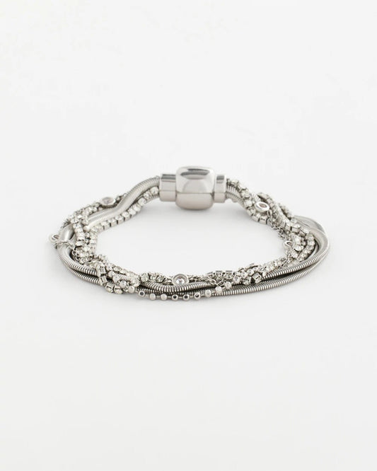 Silvertone Multistrand Bracelet
