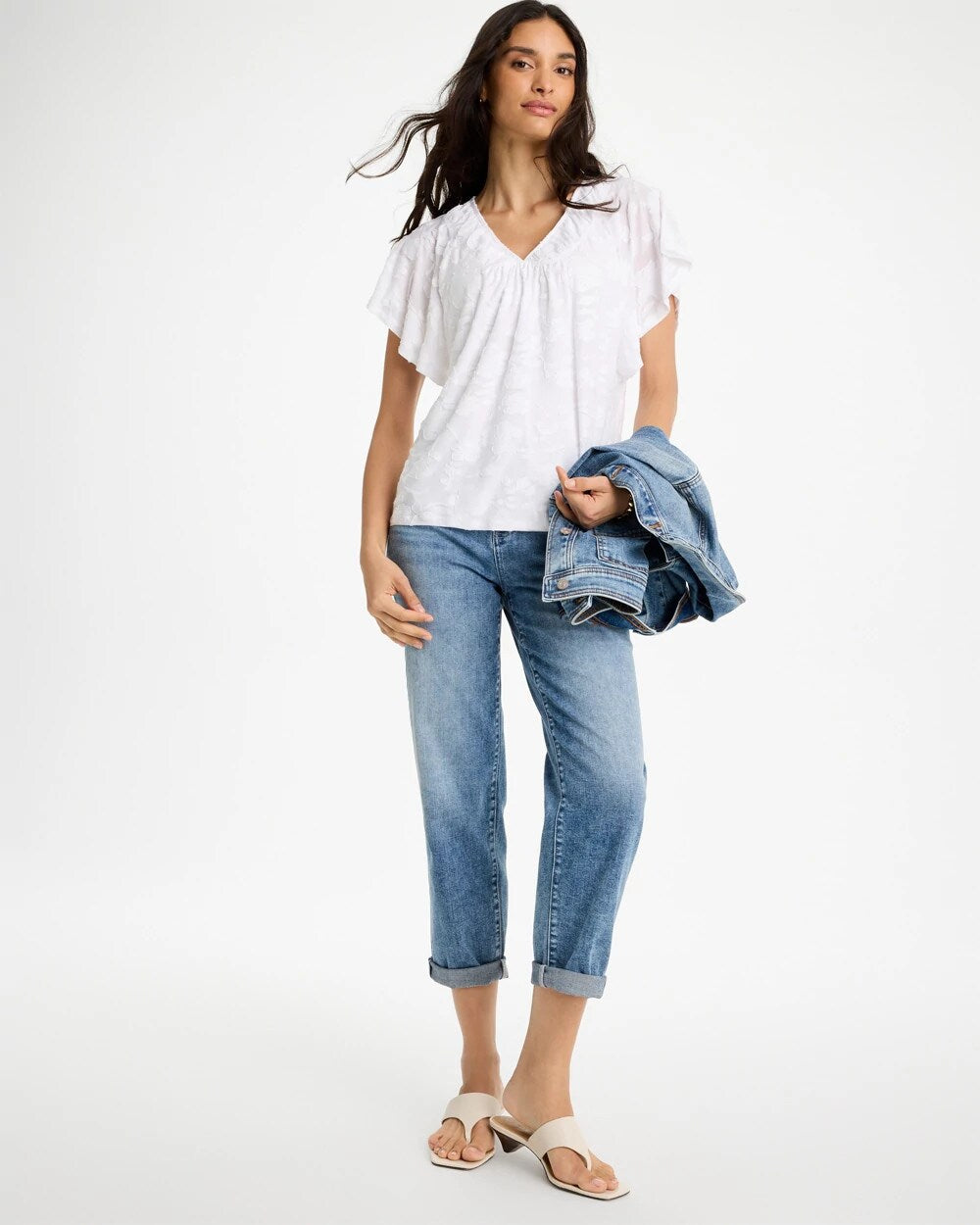Burnout Floral Tee