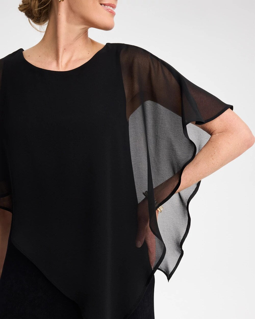 Travelers Chiffon Overlay Dress