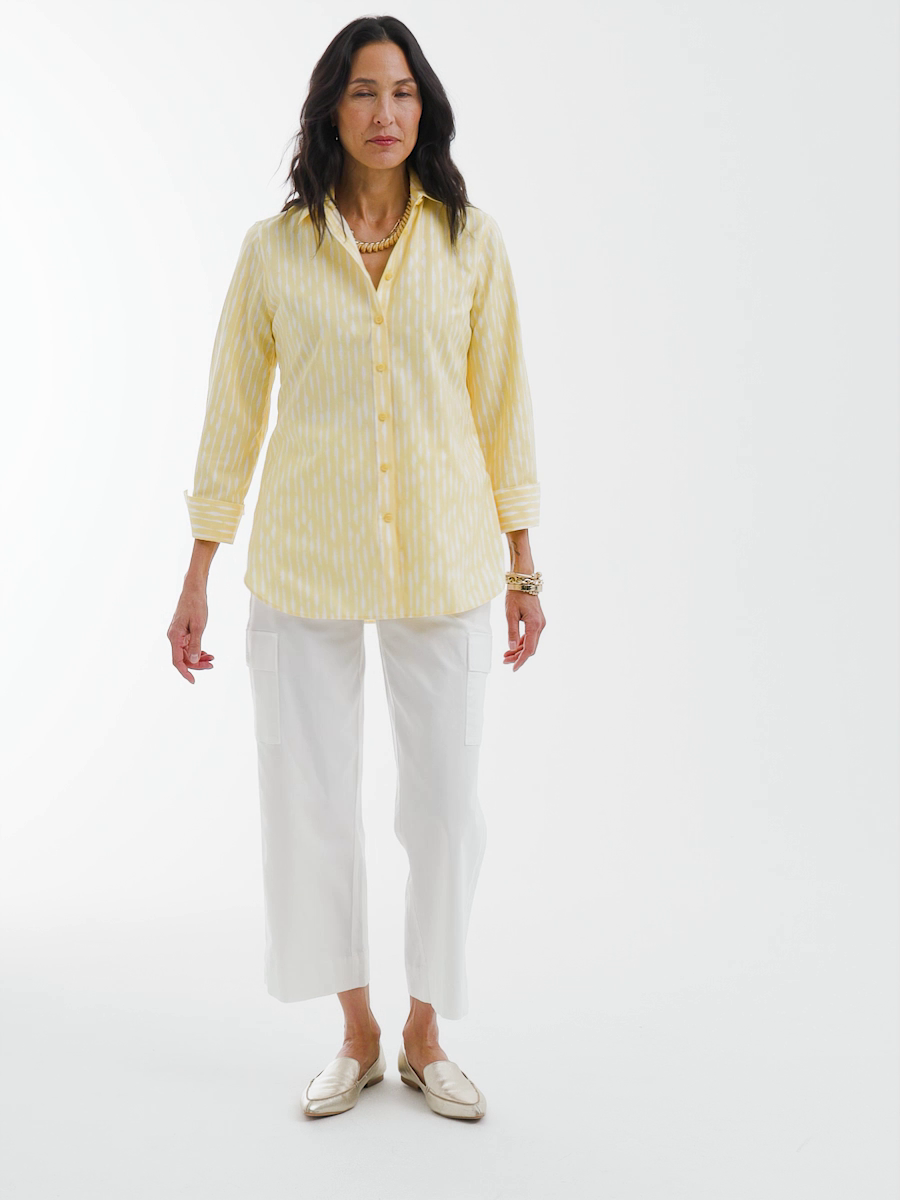 Cargo Straight Leg Cropped Pants