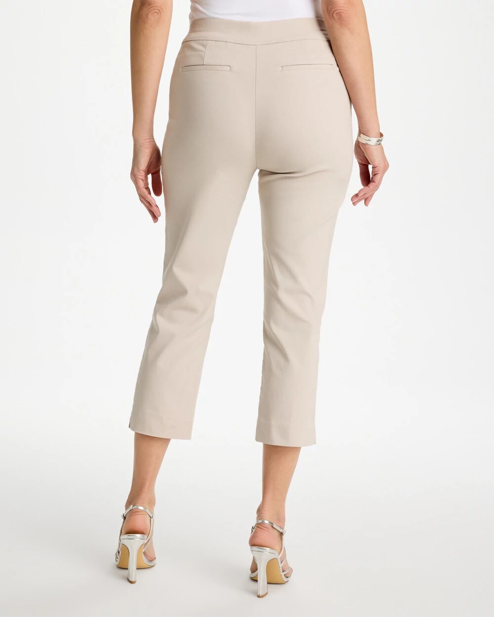 Brigitte Slim Pull-On Crop Pant