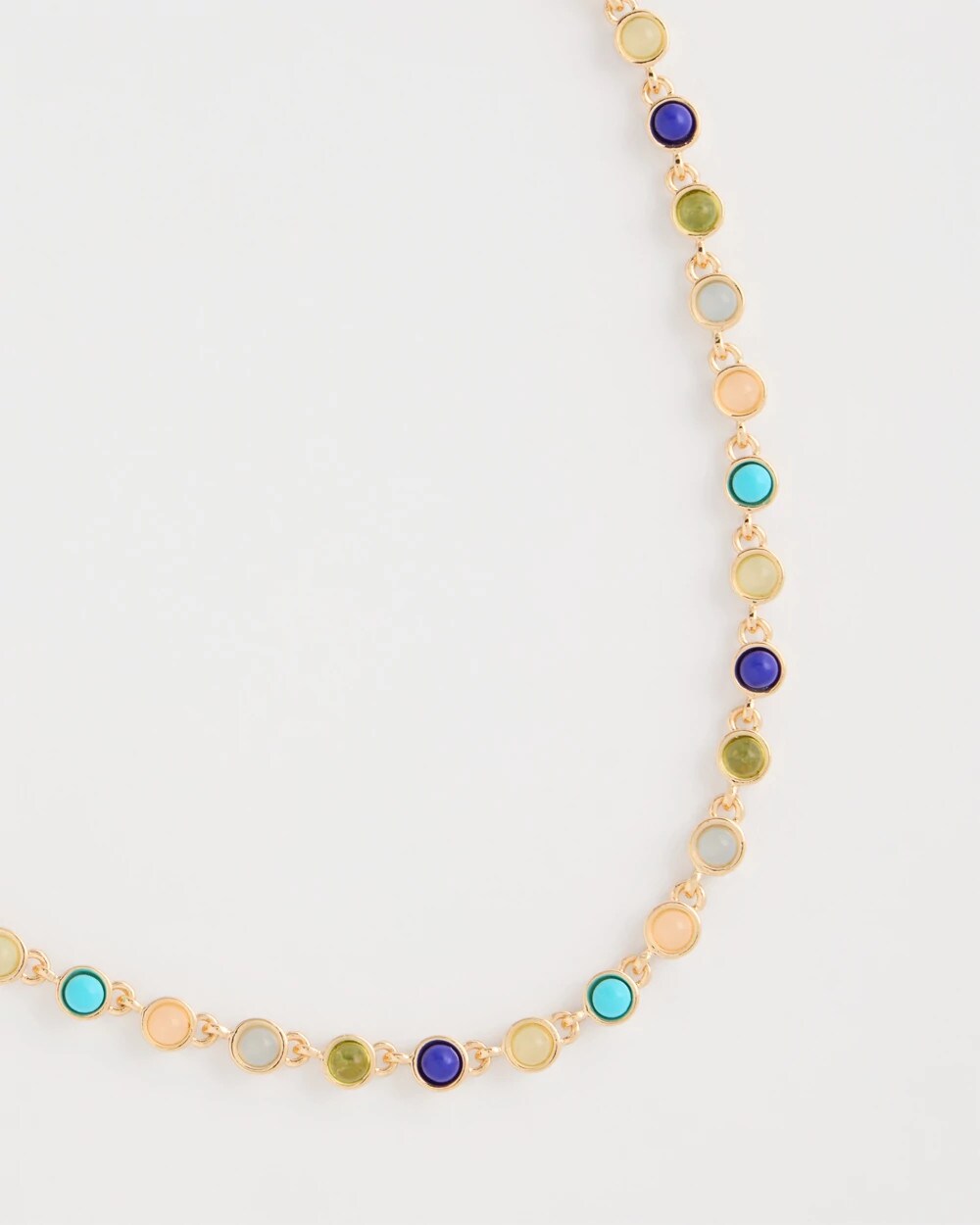 Multi-Color Tennis Necklace