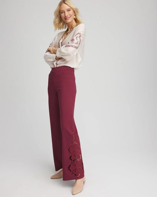 Brigitte Cut-out Wide-Leg Pants