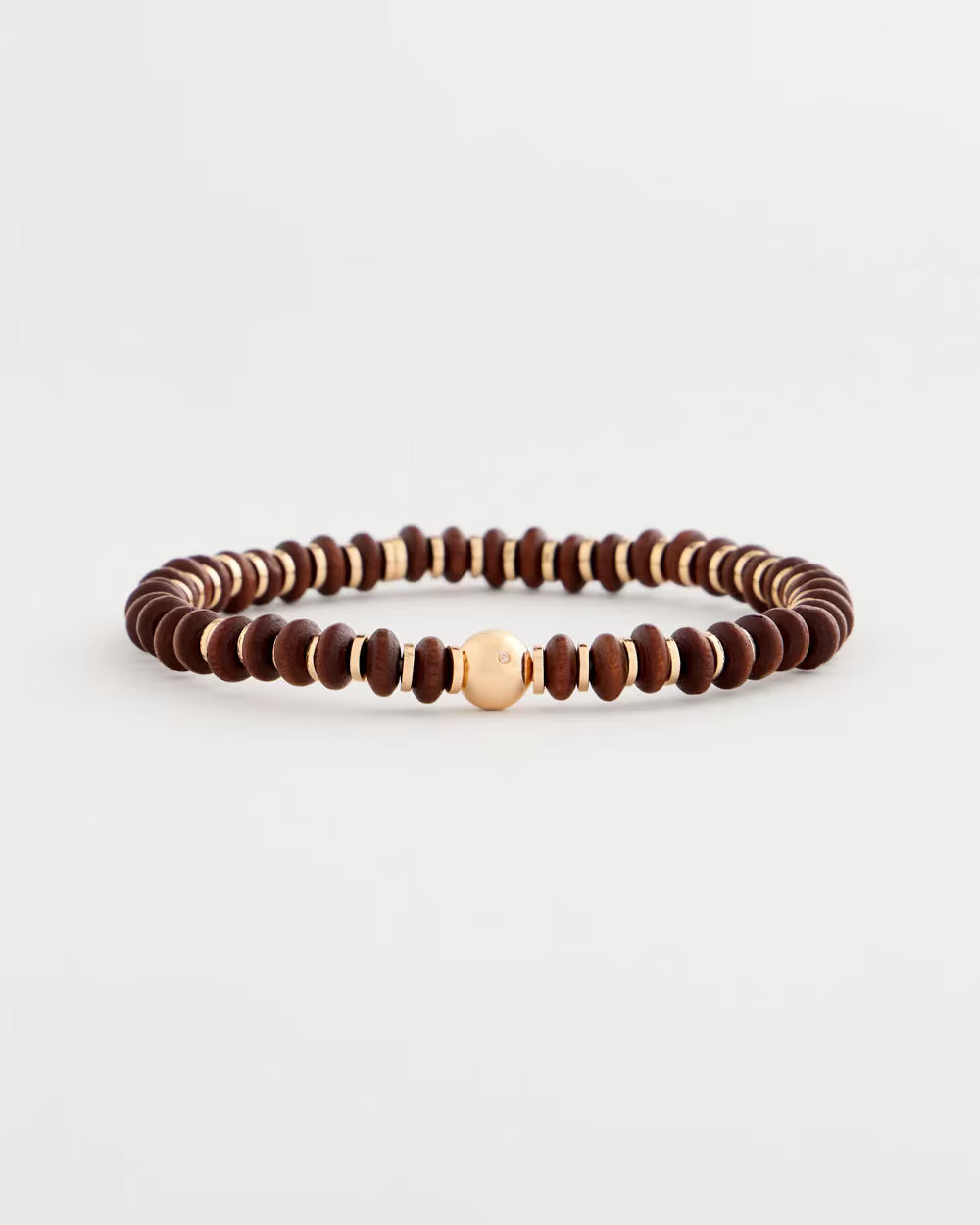 Wooden Charm Stretch Bracelet