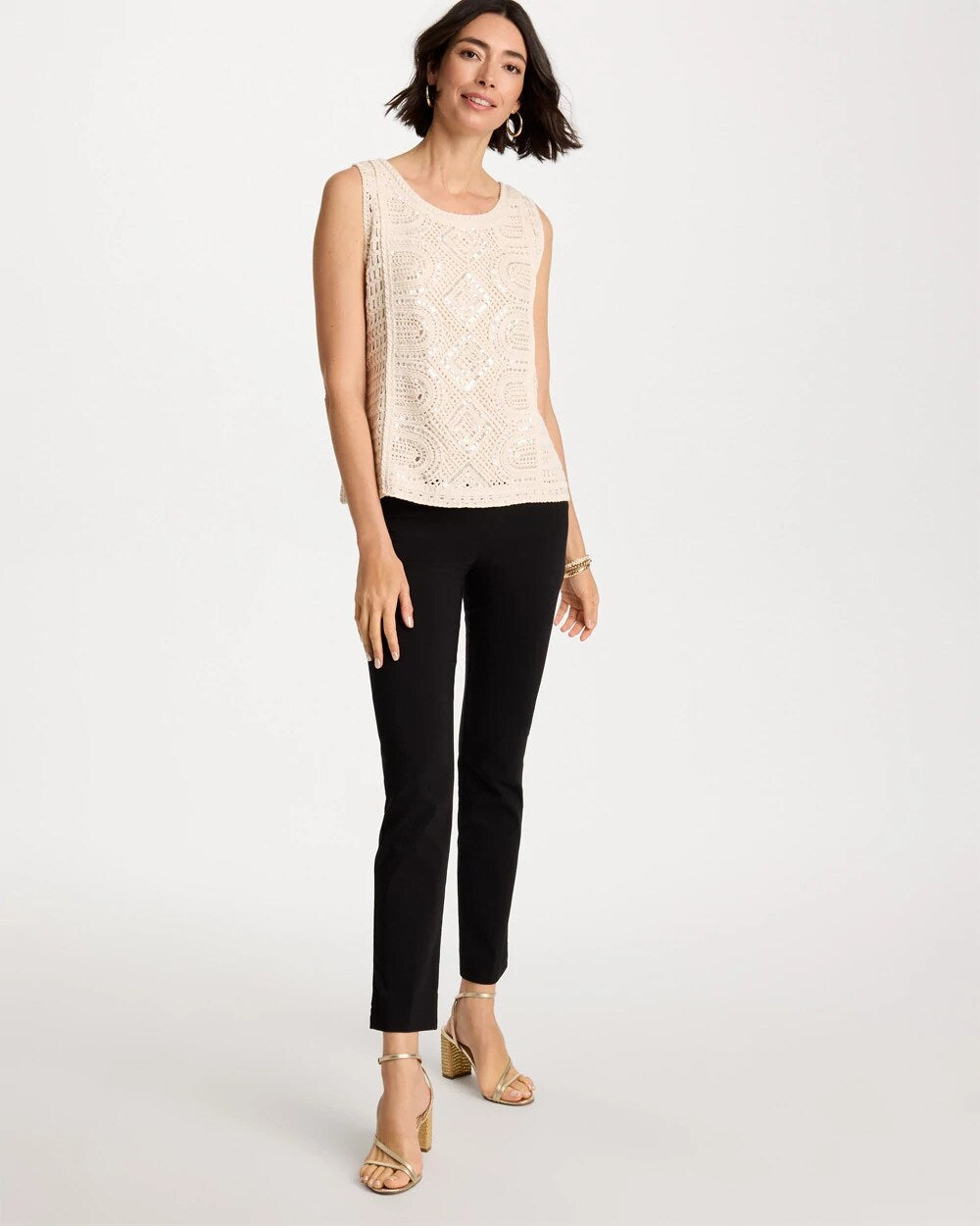 Crochet Sequin Tank