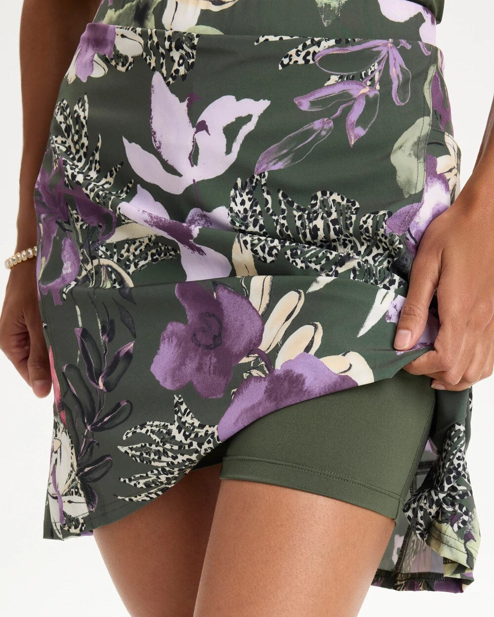 Zenergy UPF Pleated Printed Skort